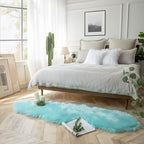 Ashler faux fur rug, Fluffy Shaggy Area Rug Ultra Soft 2 x 6 Feet Sheepskin Fur - Image 2