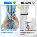 4 Pcs Hand Woven Curtain Tiebacks No Drilling - Image 3