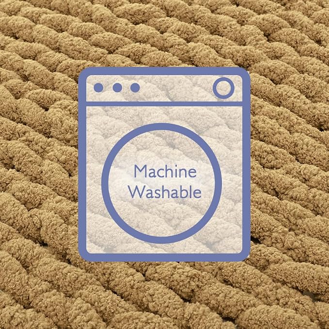 Bigacogo Chunky Knit Throw Blanket - Image 6