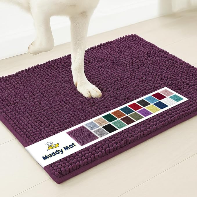 Muddy Mat® | Super Absorbent Door Mat Indoor, Microfiber Quick Dry Chenille by MuddyMat%C2%AE