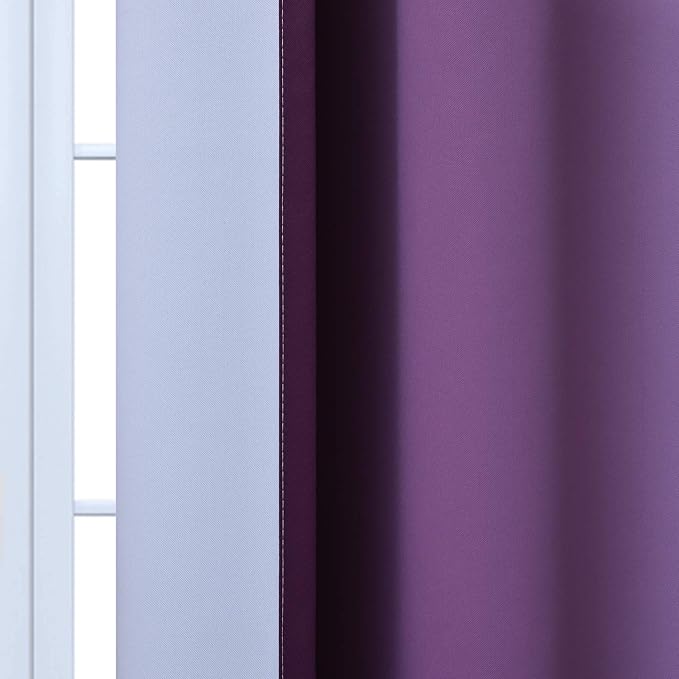 Yakamok Room Darkening Ombre Curtains 84 Inch Length, Light Blocking Grommet - Image 7