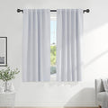 PONY DANCE 60% Light Blocking Curtains 63 inch Long, Room Darkening Curtains by PONYDANCE