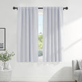 PONY DANCE Greyish White Non-See-Through Curtains by PONYDANCE