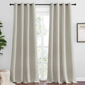 NICETOWN Natural Room Darkening Curtains 120" Long by NICETOWN