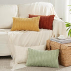 Fancy Homi 4 Packs Fall Boho Long Lumbar Decorative Throw Pillow Covers 16x24 by Fancy+Homi
