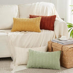 Fancy Homi 4 Packs Fall Boho Long Lumbar Decorative Throw Pillow Covers 14x24 by Fancy+Homi