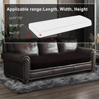 Leather Look Couch Cushion Covers Sofa Seat Slipcovers Sets Couches Furniture - Image 3