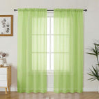 Gwine Sheer Curtains 72 Inch Length by Gwine