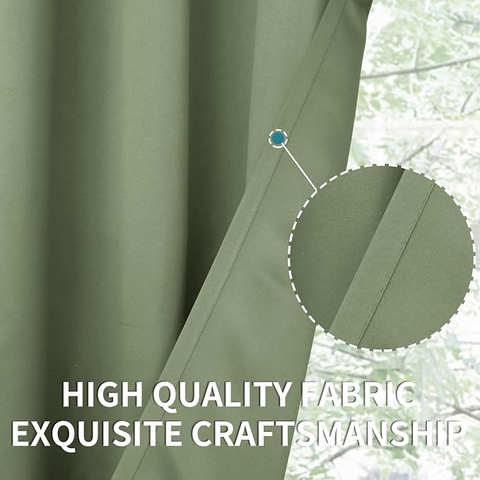 BGment Room Darkening Curtains 63 Inches Long - Image 7