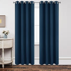 Joydeco Blackout Curtains 84 Inch Length 2 Panels Set, Thermal Insulated Long by JOYDECO