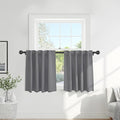 Pony Dance Short Curtains Half Window Curtains by PONYDANCE