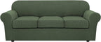 H.VERSAILTEX 4 Piece Stretch Sofa Covers by HVERSAILTEX