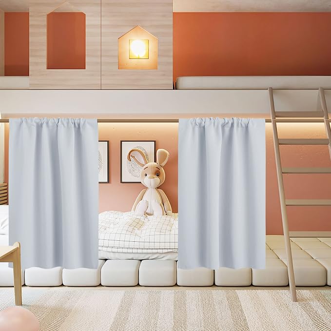 RYB HOME Basement Bathroom Kitchen Cafe Privacy Curtains, Short Insulating by RYBHOME