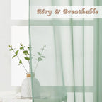 NICETOWN Sheer Curtains 96" Long - Image 4