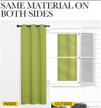 NICETOWN Fresh Green Blackout Curtains 86 inches Length - Image 5