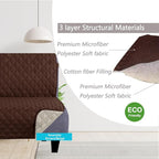 U-NICE HOME Futon Sofa Covers Reversible Sofa Slipcover Armless Couch Cover - Image 3