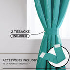 Deconovo Blackout Curtains, Thermal Insulated Soundproof Grommet Drapes - Image 4