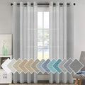 H.VERSAILTEX Linen Curtains Flax Linen Blended Curtain Panels by HVERSAILTEX