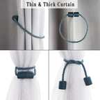 6 Pack Blue Strong Magnetic Curtain Tiebacks Outdoor Elegant Decorative Tie - Image 5