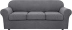 H.VERSAILTEX 4 Piece Stretch Sofa Covers by HVERSAILTEX