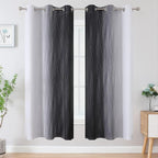 Estelar Textiler Full Room Darkening Blackout Curtains 72 Inch Length 2 Panels - Image 2