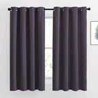 NICETOWN Blackout Curtains for Bedroom, Grommet Solid Thermal Drapes Light by NICETOWN