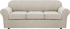 H.VERSAILTEX 4 Piece Stretch Sofa Covers by HVERSAILTEX