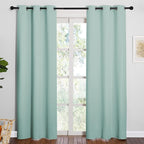 NICETOWN Thermal Insulated Solid Grommet Blackout Curtains/Drape by NICETOWN