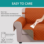 U-NICE HOME Reversible Futon Cover Sofa Slipcover Armless Furniture Protector - Image 3