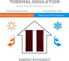 RYB HOME RV Curtains for Camper Windows, Mini Small Thermal Insulated Sunlight - Image 4