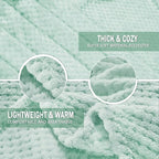 Exclusivo Mezcla Fleece Bed Blanket Twin Size, Super Soft and Warm Blankets - Image 5