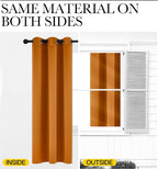 NICETOWN Room Darkening Cafe Satin Curtains - Image 6