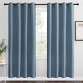 NICETOWN Smoky Blue Blackout Curtains 78 inches Length by NICETOWN