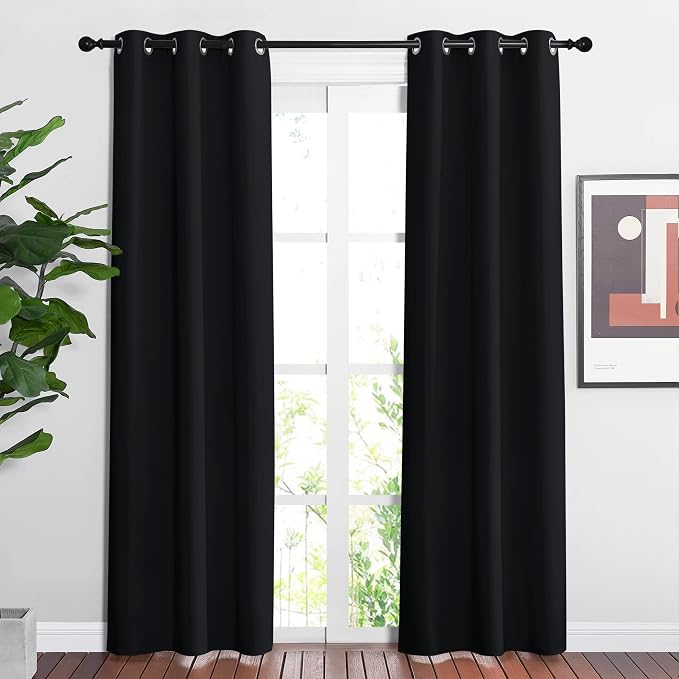 NICETOWN Living Room Curtains 84 inch Length 2 Panels Set by NICETOWN