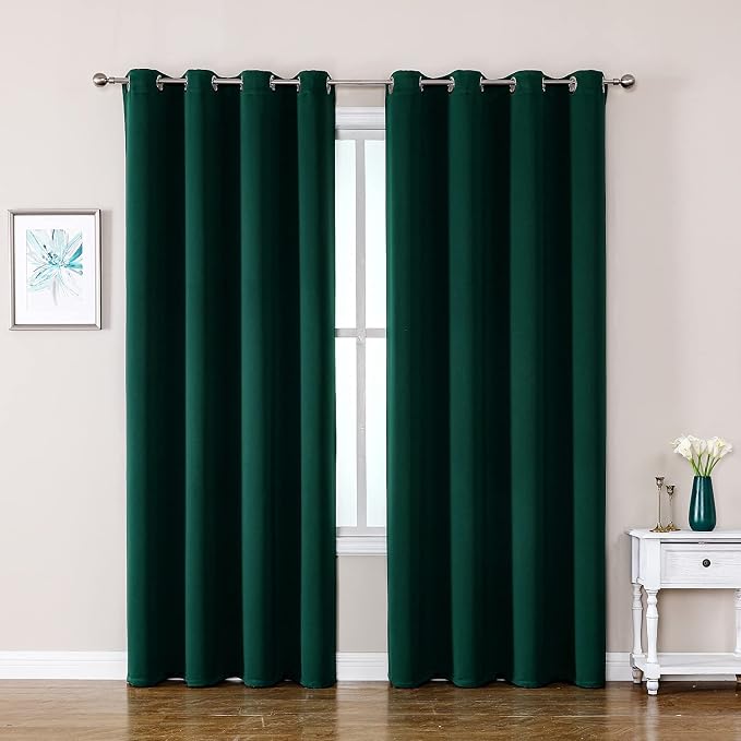 ChrisDowa Blackout Curtains 120 Inches Long 2 Panels Set by ChrisDowa