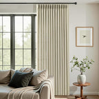 IVAPUPU Linen Pinch Pleated 84 Inch Curtains - Image 4