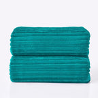 BEDELITE Fleece Blanket King Size – 3D Ribbed Jacquard Soft and Warm Decorative - Image 9