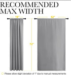 NICETOWN Blackout Curtain Panels - Image 7