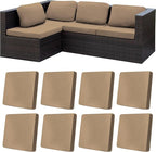 8Pcs Stretch Patio Cushion Covers, Outdoor Couch Covers Replacement, Outdoor by BIETYONE
