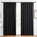 NICETOWN Black Blackout Curtain Blinds by NICETOWN