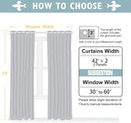ChrisDowa Blackout Curtains 72 inches Long - Image 5