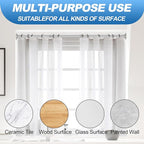 CorkLatta Silver Shower Curtain Rod 31 to 68 Inch, 1 Inch Diameter Adjustable - Image 5