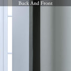 SimpleHome Ombre Room Darkening Curtains 36 inches Length - Image 5