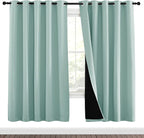 NICETOWN 100% Blackout Window Curtain Panels, Full Light Blocking Drapes - Image 2