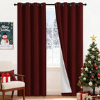 Yakamok Room Darkening 100% Blackout Curtains Grommet Window Treatments by Yakamok