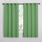 NICETOWN Froest Green Blackout Curtains 68 inches Length by NICETOWN