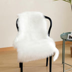 linmopm Faux Fur Rug Sheepskin Shag Fluffy Fuzzy White 2x3 ft Small Rugs - Image 5