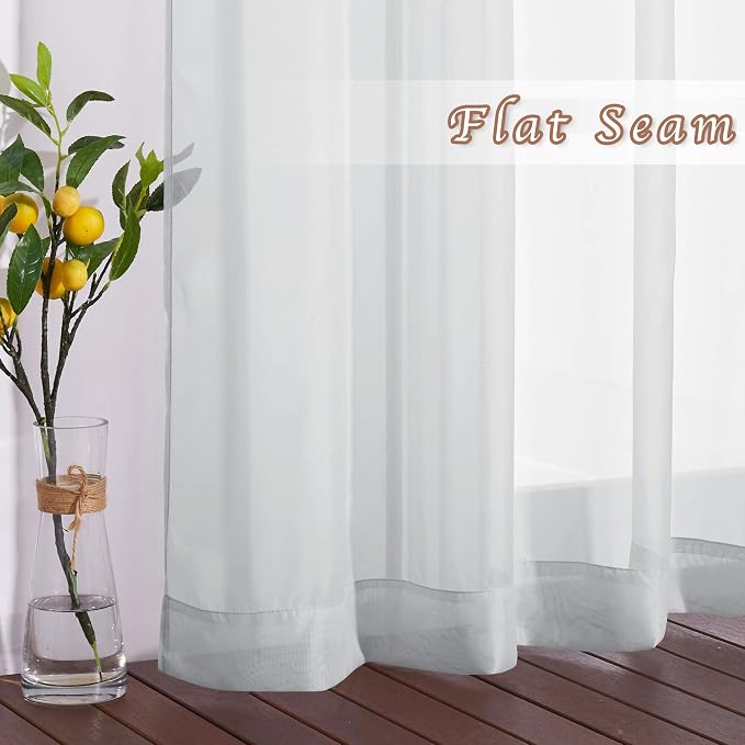 NICETOWN Sheer Curtains 72 inches Long - Image 6