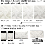 Lecloud Ivory Sheer Curtains 84 Inches Long 2 Panels, Solid Voile Light - Image 7