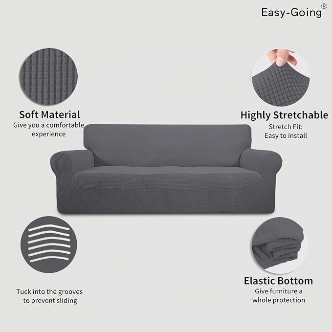 Easy-Going Stretch Oversized Sofa Slipcover 1-Piece Sofa Cover Furniture - Image 3